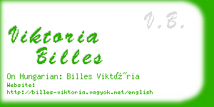 viktoria billes business card